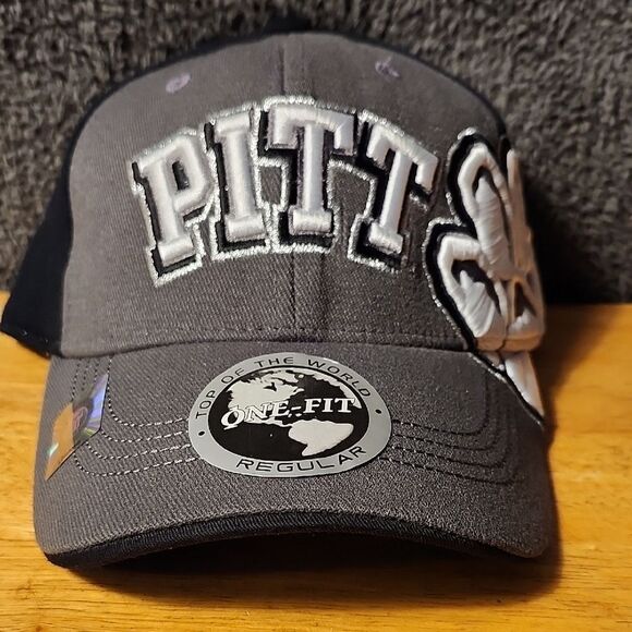 Top of the World University of Pittsburgh Panthers Pitt Stretchfit Hat - New - Picture 1 of 7